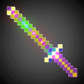 LED Mardi Gras Pixel Sword